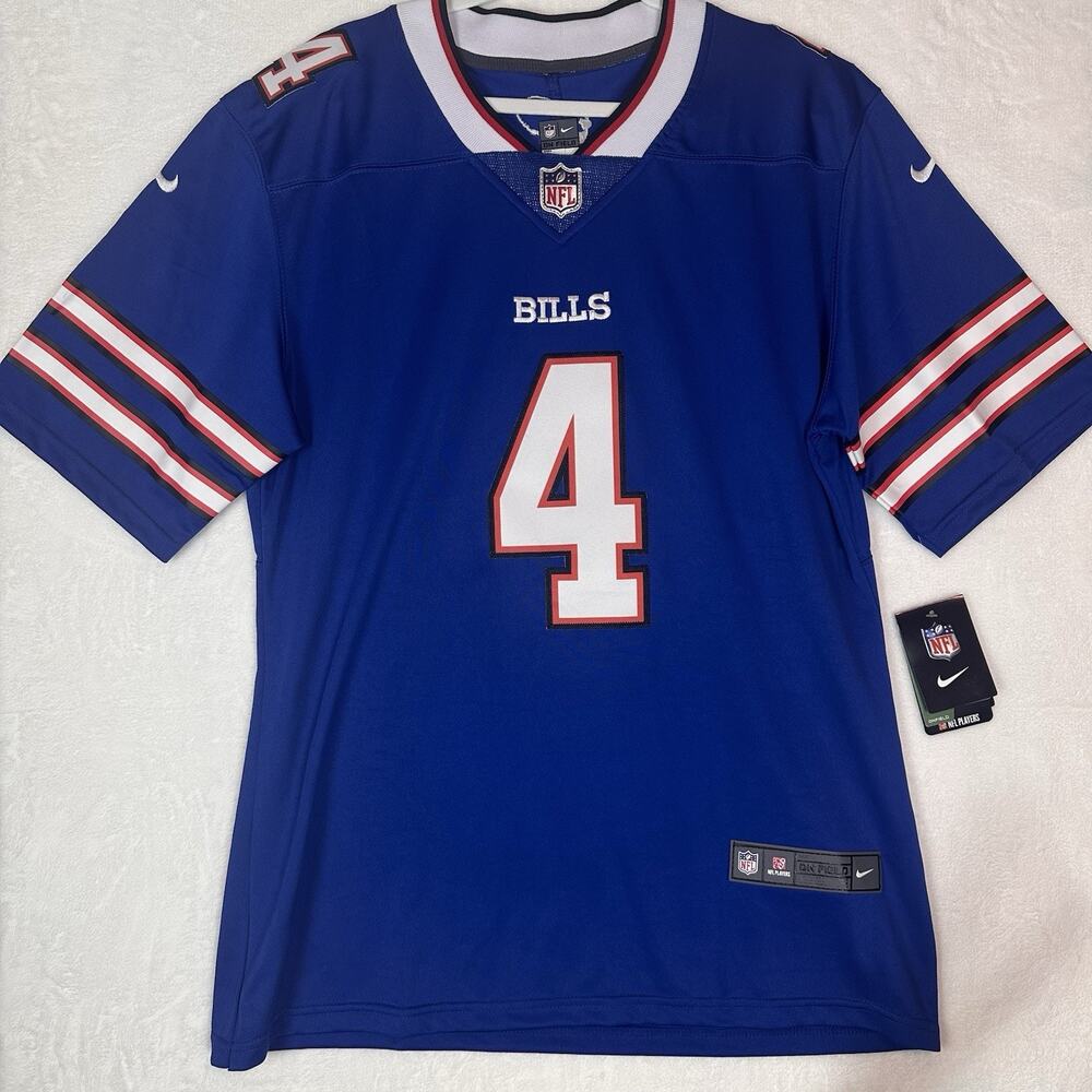 Nike James Cook #4 Buffalo Bills Men XXL Jersey NWT Blue NFL On Field Game